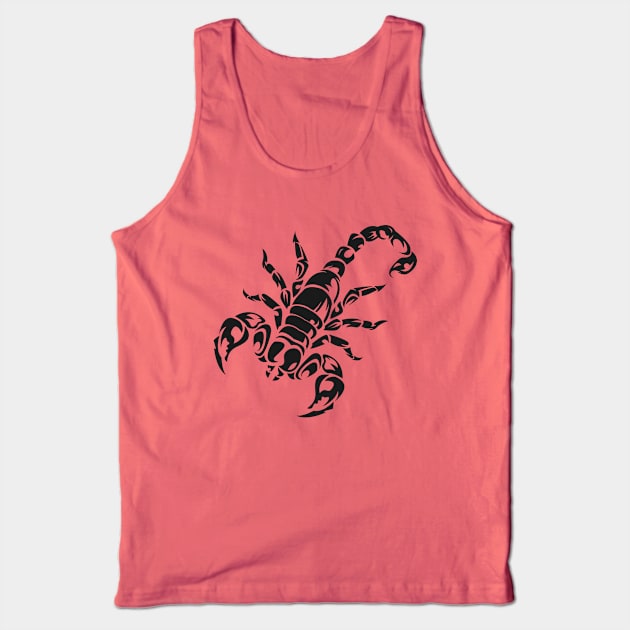 Scorpion Tattoo Tank Top by Irkhamsterstock